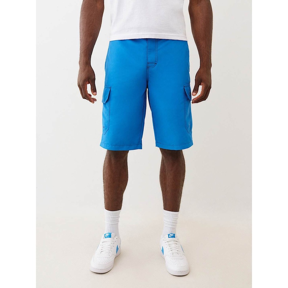 True‎ Religion Flap Pocket Cargo Board Shorts Mens Medium Swim Trunks Beach NWT - Picture 15 of 15